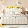 Flieks gestoffeerd bed 140x200 cm met lade, Productafbeelding-voorbeeld 2