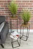 HowHomely Modern Pflanzenständer, Blumenhocker aus Metall Produktbild-Vorschau 7