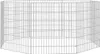 A white wire fence enclosure, likely for pets, is shown against a white background. Náhled obrázku produktu
