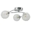 vidaXL Plafoniera per 3 lampadine G9 120 W Anteprima dell’immagine prodotto 1