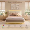 Letto imbottito BEALIFE, 160x200 cm, con funzione di Anteprima dell’immagine prodotto 6