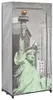 vidaXL Kleiderschrank 75×45×160 cm New York Stoff Produktbild-Vorschau 8