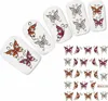 Nagel Sticker Nail Art Tattoo Lila Schwarz Orange Produktbild-Vorschau 1