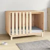 vidaXL Domček pre psa 100x70x72 cm z masívneho borovicového Náhľad obrázku produktu 2
