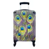 MuchoWow® Koffer Handgepäck Trolley Rollkoffer Kleine Produktbild-Vorschau 1