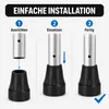 Gehstock Gummipuffer 4 Stück, 19 mm Ersatzfüße für Gehstock Produktbild-Vorschau 2