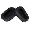 Two black ear pads for headphones are shown against a white background. Produktbild-Vorschau