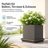 Podstawka pod doniczkę Jana antracyt 20 x 20 cm - Podgląd zdjęcia produktu 8