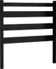 vidaXL Kopfteil Schwarz 106x4x100 cm Massivholz Kiefer Produktbild-Vorschau 1