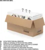 A cardboard box with arrows pointing upwards, indicating it is being opened or handled. Podgląd zdjęcia produktu