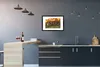 MuchoWow® Gerahmtes Poster Hirsche - Pflanzen - Produktbild-Vorschau 2