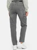 Tazzio Damen Cargo Jeans Regular Fit F143 (Grigio, 36) Anteprima dell’immagine prodotto 3