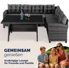 CASARIA® Polyrattan hoek loungeset met WPC eettafel, Productafbeelding-voorbeeld 7