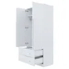 Flieks Armoire penderie avec 2 tiroirs et 2 portes, armoire Voir les images du produit 9