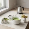 Sada na matcha čaj z porcelánu a bambusu v dárkovém balení Náhled obrázku produktu 7