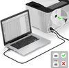 deleyCON 2m USB Druckerkabel (für Drucker, Scanner, MIDI) Produktbild-Vorschau 3