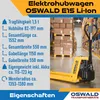 Elektrohubwagen OSWALD E15 Li-Ion 1500 kg - 1150 mm - Produktbild-Vorschau 4