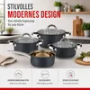 Set de casseroles à induction alpina, 7 pièces – Casseroles Voir les images du produit 7