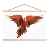 MuchoWow® Textilposter Ara - Vogel - Federn - Weiß 60x40 cm Produktbild-Vorschau 1