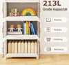 COSTWAY 213 L Skladacie úložné boxy, 3-poschodové Náhľad obrázku produktu 6