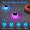 LED Solar Poolbeleuchtung 15cm, RGB Schwimmende Poolleuchte Produktbild-Vorschau 7