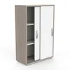 A product shot of a wardrobe with sliding doors. Produktbild-Vorschau