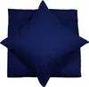 2 tlg Uni Bettwäsche 135x200 Blau Einfarbig Renforce Produktbild-Vorschau 4
