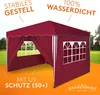 Kronenburg Faltpavillon 3x3m - Wasserfest, UV-Schutz 50+, 4 Produktbild-Vorschau 4