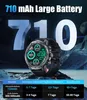 Herren Smartwatch mit Telefonfunktion 1.85" HD Display 710 Produktbild-Vorschau 4