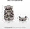 Product dimensions for a car seat, showing height, width, and depth measurements. Náhled obrázku produktu