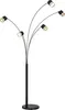 Globo Lighting Stehleuchte Metall schwarz matt, 5x GX53 LED Produktbild-Vorschau 1