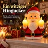 Weihnachtsmann Mittelfinger Nachtlicht 20 cm – Lustige Produktbild-Vorschau 6