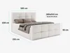 Boxspringbett 180x200 mit Bettkasten MORINO, Produktbild-Vorschau 6