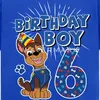 Spreadshirt Paw Patrol Geschenk 6 Jahre 6. Geburtstag Chase Produktbild-Vorschau 2