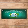 Welcome to my home oder bin am See Wendeschild mit Kordel Produktbild-Vorschau 7