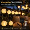 Solar Lichterkette 30 LED Lampions warmweiß – 6,5 m Garten Produktbild-Vorschau 9