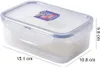 A clear, well-lit studio shot of a LocknLock food storage container, with dimensions indicated. Náhľad obrázku produktu