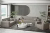 Sofaset Designersofa NANCY 3-2-1 in Stoff Neve Macchiato Produktbild-Vorschau 1