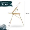 Artina Staffelei Holz Groß Leinwand bis max. 100cm Madrid Produktbild-Vorschau 5