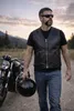PAULGOS Lederweste Biker Kutte Clubweste Chopper Weste 100% Produktbild-Vorschau 8