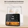 2026 er 12-in-1 Babyflaschenwärmer Sterilisator 2 Flaschen Produktbild-Vorschau 3