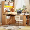 Flieks Hochschrank Küchenschrank mit ausziehbarem Tisch, Produktbild-Vorschau 2