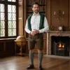 Trachtenhemd Freizeit Hemd für Trachten Lederhosen Weiß, Produktbild-Vorschau 3