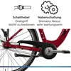Zündapp Z600 City E Bike Damen 28 Zoll karminrot Produktbild-Vorschau 7