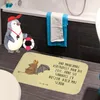Mr. & Mrs. Panda Badezimmerteppich Fledermaus Sitzen - Gelb Produktbild-Vorschau 3