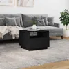 Konferenční stolek s LED světly černý 50x49x40 cm Náhled obrázku produktu 4