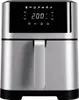 A close-up studio shot of a modern air fryer. Produktbild-Vorschau