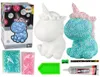 LEAN Toys 15626 DIY-Bausatz für ein Diamant-Einhorn, blau Produktbild-Vorschau 2