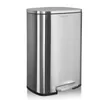 A stainless steel pedal bin on a white background. Podgląd zdjęcia produktu