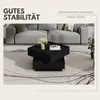 Couchtisch Sofatisch, 360° Drehbare Ober-Tischplatte, 2 Produktbild-Vorschau 6